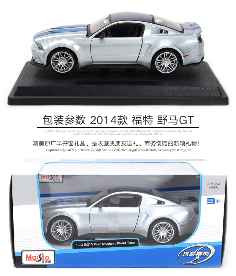 Maisto 1:24 2014 Ford Mustang Street Racer Sports Car