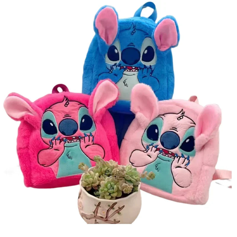 Mini Mochila Feminina Stitch