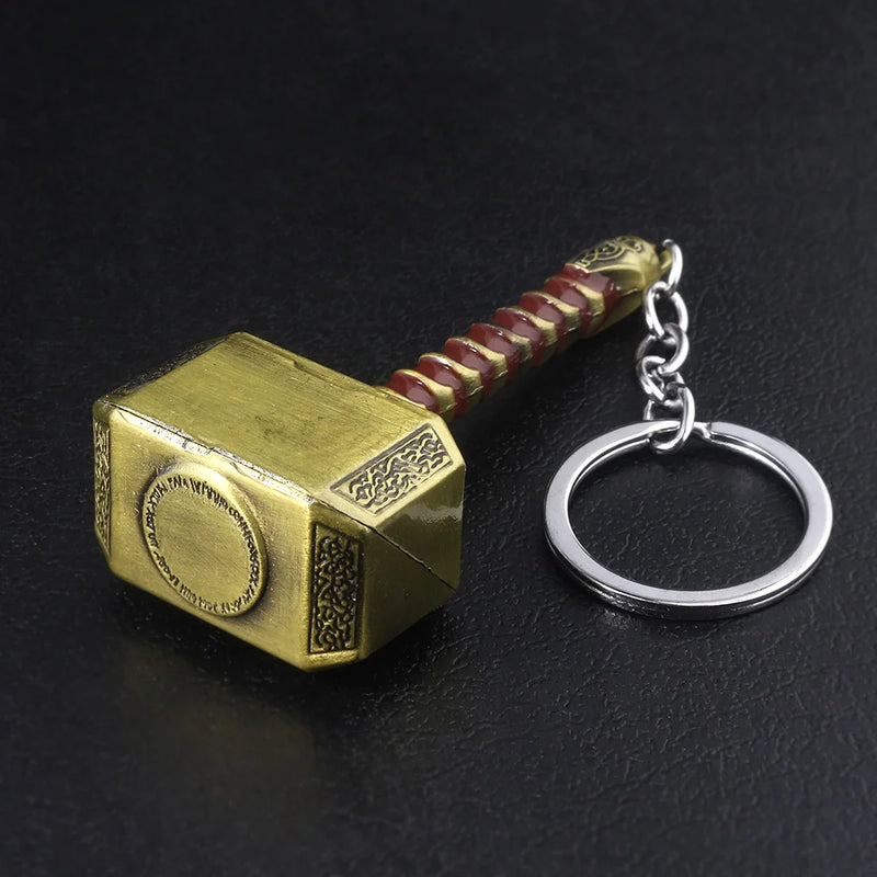 Thor Hammer Metal Chaveiro Filme Chaveiro Cosplay Sucesso