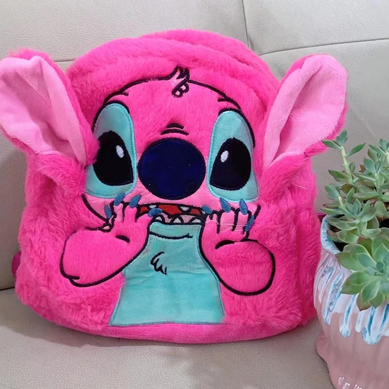 Mini Mochila Feminina Stitch