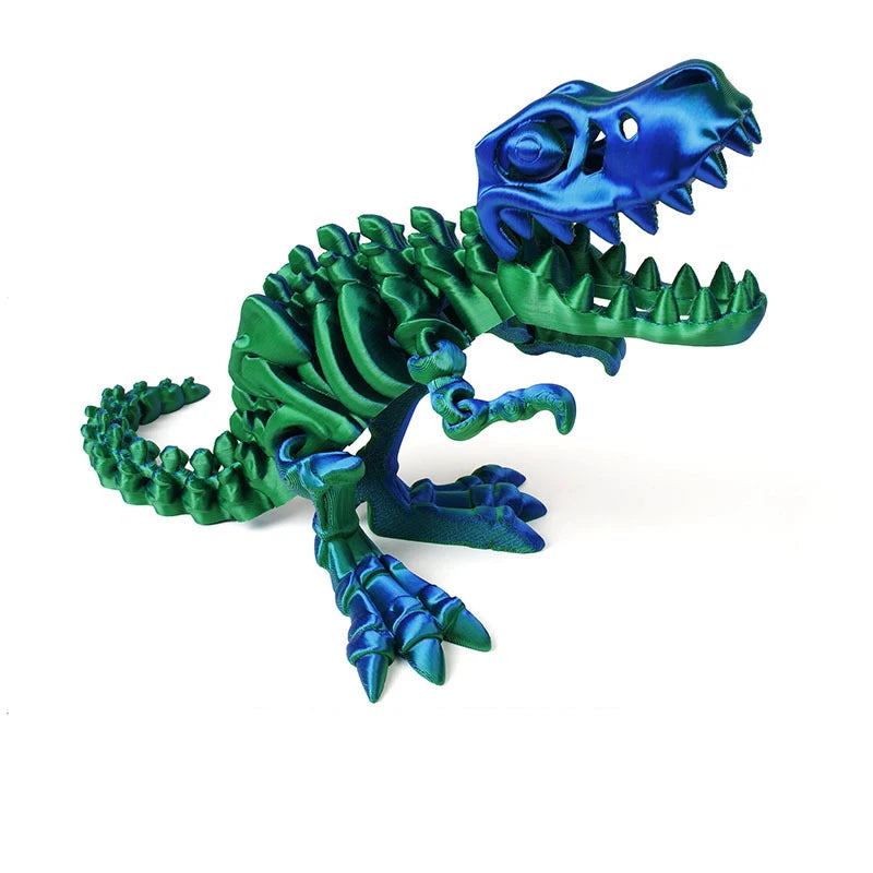 Conjunto de Dinossauro Impresso em 3D Artesanato Modelo Decoração Brinquedo