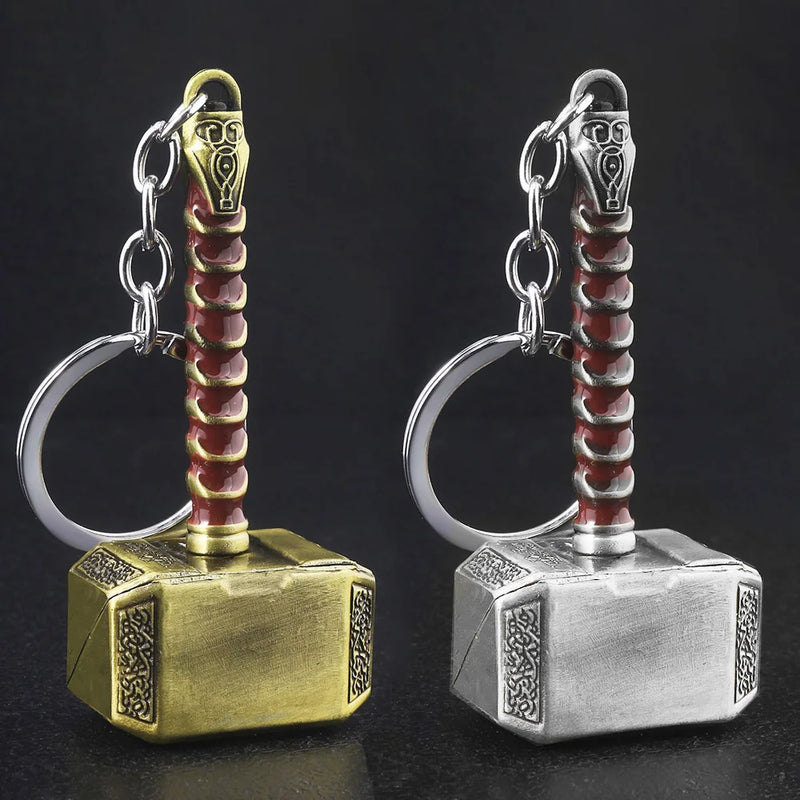 Thor Hammer Metal Chaveiro Filme Chaveiro Cosplay Sucesso