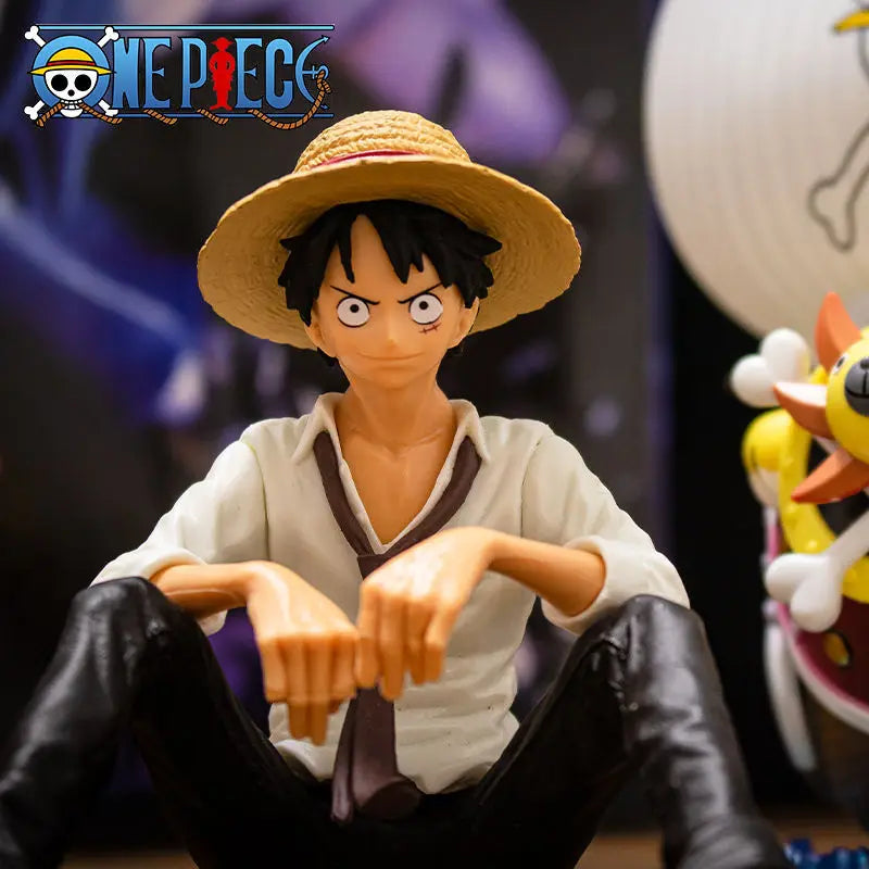 Figura de Ação Luffy - One Piece - Modelo em PVC 12cm