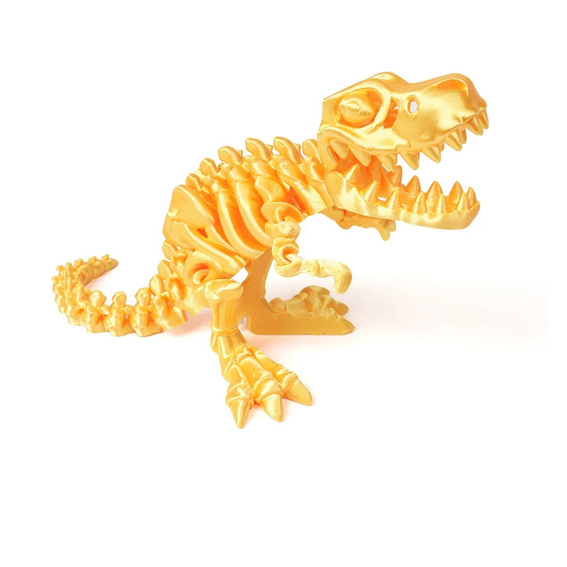 Conjunto de Dinossauro Impresso em 3D Artesanato Modelo Decoração Brinquedo