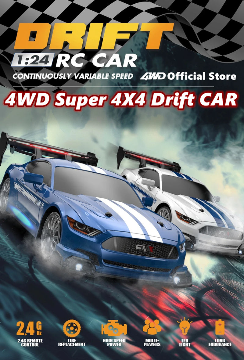 4WD RC Drift Car Controle Remoto