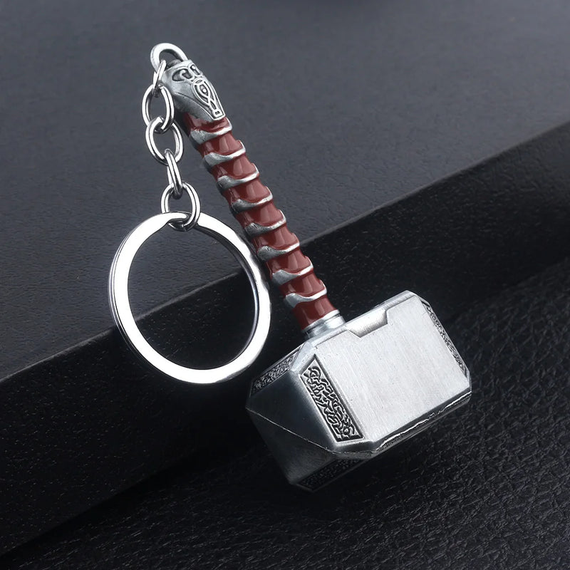 Thor Hammer Metal Chaveiro Filme Chaveiro Cosplay Sucesso