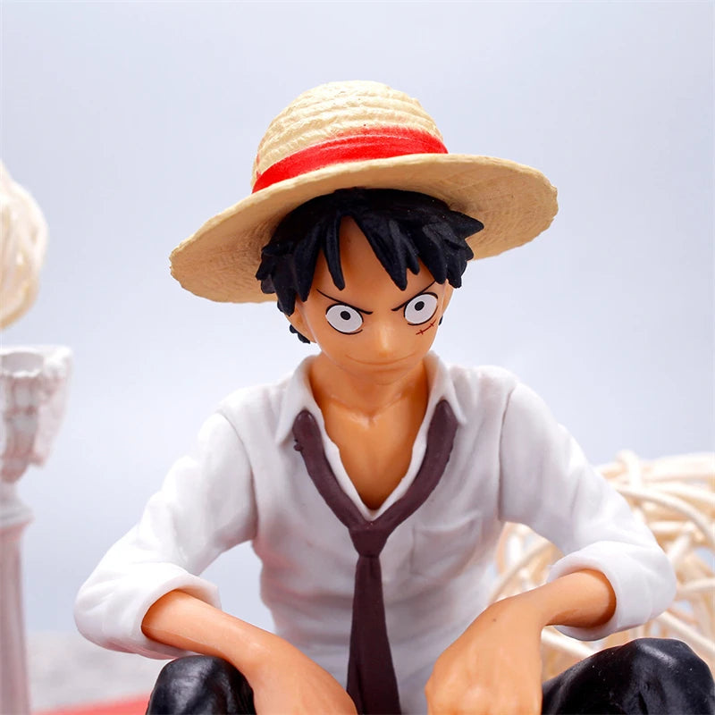 Figura de Ação Luffy - One Piece - Modelo em PVC 12cm