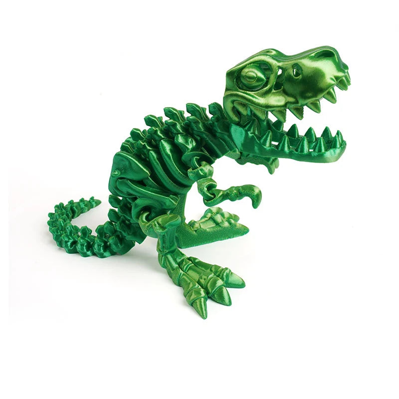 Conjunto de Dinossauro Impresso em 3D Artesanato Modelo Decoração Brinquedo